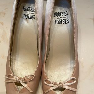 Soft Gold Satin Pumps